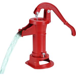 VEVOR Antique Well Hand Pitcher Pump, 25 ft Max Lift, Cast Iron Manual Hand Water Pump with Ergonomic Handle G1-5/8" Easy Installation, Old Fashioned for Outdoor Home Yard Garden Pond Farm