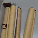 4-Piece Large Wall Scroll Hanging Painting Decor, Ancient Replica Vintage Flowers and Birds Paintings, Plum Orchid Bamboo Chrysanthemum Bird