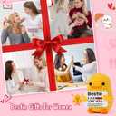 MBL Bestie Birthday Gifts for Women - Funny Crochet Duck Get Well Easter Basket Stuffers Essentials Mothers Day Friendship Graduation Gift for Work Besties Female Best Friend Bestfriend BFF