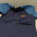 GoldFin Men Wetsuit Top, Mens Short Sleeve Wet Suit Neoprene Jacket 2mm Front Zipper Wetsuits Shirt Cold Water Swim Scuba Diving Surfing Snorkeling (XX-Large, Navy)