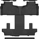 Cargo Mats for 2022-2025 Chevy Tahoe/GMC Yukon Trunk Mat with Backrest Mat All Weather Rear Seat Back Cargo Liners for 2022 2023 2024 2025 Chevrolet Tahoe/GMC Yukon Accessories