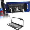 Hooke Road Wrangler JL Tailgate Table Overland Camping Desk for 2018-2026 Jeep Wrangler JL JLU, Outdoor Accessories Trunk Organizer Storage Rack