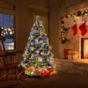 6 FT Pre-Lit Artificial Christmas Tree 