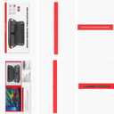 Younik Switch 2 Charging Dock Station for NS Switch 2, 9 RGB Light Modes & 12 Game Card Storage, Magnetic Plug-in J-Con Charger Station, Gaming Accessories