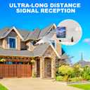 Indoor TV Antenna Long Range, Antenna for Smart TV 4K 1080p Support Signal Reception,13.5ft Coax HDTV Cable