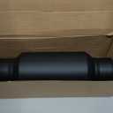 LCGP 2.5'' Inlet & 2.5" Outlet, Universal Resonator, 11.5'' Overall Length Stainless Steel Muffler/Weld On (Black)