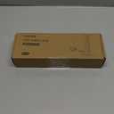 EDISHINE LED Wood Table Lamp, 3-Color Temperature Minimalist Bedside Lamp, Stepless Dimmable & Memory Function, Touch Switch, Square Nightstand Lamp for Bedroom, Living Room, One-Step Installation