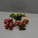 Laradola Dinosaur Toys for 4 5 6 7 8 Year Old Boys, Take Apart Dinosaur Toys for Kids 3-5 5-7 STEM Construction Building Kids Toy with Electric Drill, Party Birthday Gifts (Deluxe Red)