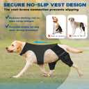 Dog Knee Brace for Torn ACL Hind Leg, Dual-Leg Hinged CCL Knee Support Harness for Dogs Helps with Torn CCL Arthritis Ligament Injury Hip Dysplasia, XXL