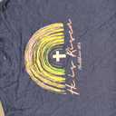 LAZYCHILD Easter Shirts for Men: He is Risen Shirt Christian Easter T-Shirt Easter Long Sleeve Gifts Tee Tops (Blue, XXL)