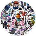 Gaming Sticker Pack Gift, 50  Pieces, Waterproof Vinyl Decals for Guitar, Skateboard, Water Bottle