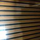 3D Slat Acoustic Wall Panels with Wood Finish Accent, 4 Pack Sound Absorbing Paneling for Studio, Office, Living Room, Bedroom Interior Decor (Natural Walnut, 48''L x 24''W)