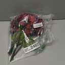 Hollyone Artificial Flowers Crown Flowers with Long Stem 3Pcs Snowball Fake Spring Flowers 27.5 Faux Blue Flowers for Home Floral Arrangement Wedding Party Table Centerpieces Decorations