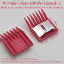 Professional A5 Style Animal Hair Clipper Attachment Guard Guide Cutting Combs 76926-900, Compatible with Oster Classic 76 A5 Andis AG BG Wahl KM Pet Groomers (Magenta, #2-1/4")