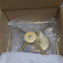 Farmhouse Lantern Chandelier 4-Light, Industrial Brushed White Oak Ceiling Light Fixture with Open Cage and Adjustable Hanging Height, E12 Base for Kitchen Island, Dining Room, Entryway, Foyer