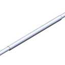 Hecis Double Layer Adjustable Crossbar and Hangers for Pipe and Drape Kit, 8-10ft Width Silvery Aluminum Backdrop Stand
