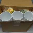 Domensi 6 Sets Wedding Centerpiece for Table Decoration Yellow Artificial Fake Rose Flower with Metal Vase Faux Silk Rose Bouquet Floral Arrangement for Bridal Shower Home Dining