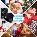 Stocking Stuffers Gifts for Men, LED Bluetooth Beanie Hat, Christmas Birthday Gifts for Men Dad Him Husband Grandpa, White Elephant Gifts for Adults, Camping Hiking Accessories Cool Gadgets