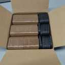 shouwuhho 18 Pack Furniture Risers Adjustable Bed Risers Heavy Duty Lifts Height 1", Square Stackable Bed Risers 1, 2 or 3 Inch for Desk Leg Table Couch Sofa Chair Bed Frame Legs Dorm, Brown