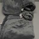 Electric Heating Pad for Neck Back Shoulder Pain Relief, Birthday Gifts for Women Men Mom Dad Elderly, 25"x37" Large Full Body Heating Pad for Menstrual Cramps - 5 Heat Levels/4 Timers/Auto Shut-Off (Gray)