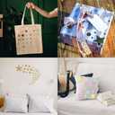 16 Pcs Reusable Painting Stencils for Adults, 4 Sizes Heart Moon Star Circle Templates for DIY Crafts, Drawing on Canvas, Wood, Fabric, Wall Decor (Not a Toy)