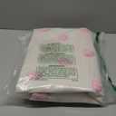 Sunnymove Pink 17.5" D x 20.8" H Pom Pom Basket Bin Large Cotton Canvas Laundry Hamper Baby Girl Laundry Basket Storage, Baby Nursery Hamper for Nursery Playroom Home Room Organizer Decor