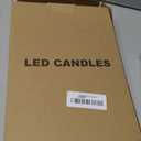 Flameless Taper Candles White Flickering with Remote Timer, Battery Operated Candlesticks 3D Wick LED Spiral Candles 6 Pack 9.8" Real Wax Wedding Home Birthday Christmas Decor