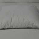 AllerEase Cotton Fresh Allergy Defense Bed Pillow 1 Pack, Antimicrobial, Odor Neutralizing Fabric, Hypoallergenic Fill, 100% Cotton Cover, Machine Washable, Temperature Balancing, Jumbo, White 28"x20"