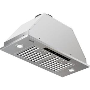 VIKIO HOME Built-in/Insert Range Hood 30 Inch, 980 CFM Hood Vent for Kitchen, Ducted/Ductless Convertible Duct, Stainless Steel Kitchen Vent Hood with Gesture & Touch Control, 2 Baffle Filters