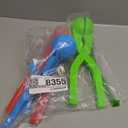 Snow Toys, Snowball Maker 4 Pack Snow Ball Shaper Molds Toys for Kids Snow Ball Fights Tool Kids Winter Toys Snow Ball Clip Snow Games for Outdoor