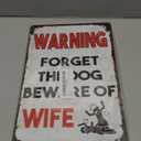 Man Cave Signs Garage Decor For Men Tin Signs Forget The Dog Beware Of Wife Sign Funny Bar Signs Garage Accessories For Man Cave Metal Signs For Garage Decorations Cool Mancave Stuff For Men 8x12 Inch (06)