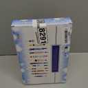 JOYIN 12Pcs Colorful Glass Icicle Ornaments with Crystal Line for Christmas Tree Decorations, 3.54-3.7" Xmas Tree Hanging in 12 Different Designs