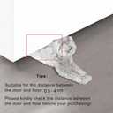 Sumnacon Cast Iron Dog Door Wedge, Heavy Duty Rustic Door Stopper, Metal Door Stop No Drilling, Decorative Dog Holder to Keep Doors Open, Vintage Animal Statue for Home Office Indoor Outdoor, Bulldog