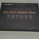 Red Light Therapy Mask for Face, Led Face Mask Light Therapy, 7 Colors LED Face Mask Light Therapy At Home, Black