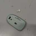 Wireless Keyboard and Mouse Combo, Full-Sized Wireless Keyboard and Adjustable DPI Mouse, 2.4GHz USB Receiver, Silent Keyboard and Mouse for PC, Windows, MAC, Desktop, Laptop (Avocado Green)