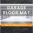 SAVUK Garage Floor Mat Pad Carpet Oill Spill Mat Under Car Motorcycle Backing Layer TPR Protects Shop Floor from Spills Drips Splashes Stains Waterproof Durable Reusable Washable (74" X 72")