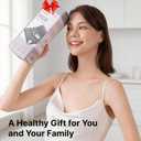 Heating Pad for Back, Neck, and Shoulder Pain Relief, Electric Heat Pad with 6 Heat Levels, Moist Heat Option, Auto Shut-Off, Birthday Christmas Gifts for Women Men Mom Dad Grandma, Gifts for her (12.1 x 24.1 Inch, Gray)