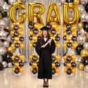 Hungdao Grad Balloons Column Stand Kit 243 Pcs Graduation Prom Decoration 2026 for Party Adjustable Balloon Tower Pillar for Congrats Grad Party Supplies