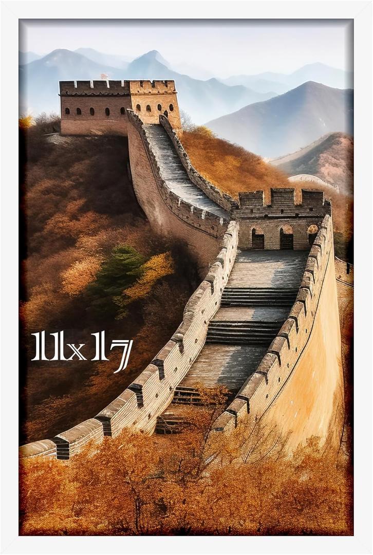 Picrit 11x17 Picture Frame, Photo Frame for Wall Mounting Display, White