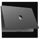 Macaset Compatible for MacBook Pro 14 inch Case M5 M4 M3 M2 M1 Pro/Max 2025-2021 [100% Match Official Color] [Corner Protection] Hard Shell Laptop Cover - Space Gray Clear