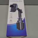 Cup Phone Mount for Car, [Upgraded Version] Universal Cup Phone Cradle Holder with Long and Adjustable Neck, Friendly Compatible with Cell Phone iPhone, Samsung, Google and All Smartphones