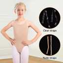 WYHDY Women and Girls Camisole Undergarment Leotard Ballet Briefs Seamless Underwear Dance Wear (Beige, S)
