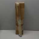 2 Pack Gold Curtain Rods for Windows 48 to 84 inch,1" Adjustable Heavy Duty Window Curtain Rod with Leaf Finials,Rustic Decorative Drapery Rods Set,Size:36-88''