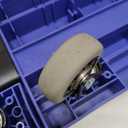 Folding Hand Truck, 500 LB Heavy Duty Luggage Cart, Utility Dolly Platform Cart with 6 Wheels & 2 Elastic Ropes for Luggage, Travel, Moving, Shopping, Office Use, Blue