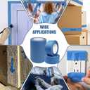 WINNOW Painter Tape Paint Tape for Walls | Gift for New Home Improvement Blue Masking Tape 1.88 in X 55 Yds UA Resistant and Easy to Removes Ideal for Wall Painting and Home Decoration, 3 Rolls