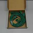 25Ft 3 Outlets Green Outdoor Extension Cords for Halloween Christmas Inflatables Blow Ups Yard Waterproof Outside with Multiple Outlets Extension Cord Power Splitter for Christmas Lights Decorations