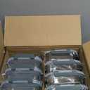 M MCIRCO 10-Pack,22 Oz Glass Meal Prep Containers,Glass Food Storage Containers with lids,Lunch Containers,Microwave, Oven, Freezer and Dishwasher (Gray)