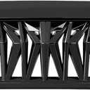 JK Glossy Black Shark Grille Front Grill Compatible with 2007-2018 Jeep Wrangler Rubicon Sahara Sport, ABS