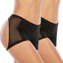 Dulchany Women Butt Lifter Shapewear Body Shaper Hip Enhancer Control Panties Seamless Butt Lifter Boy Shorts, Large