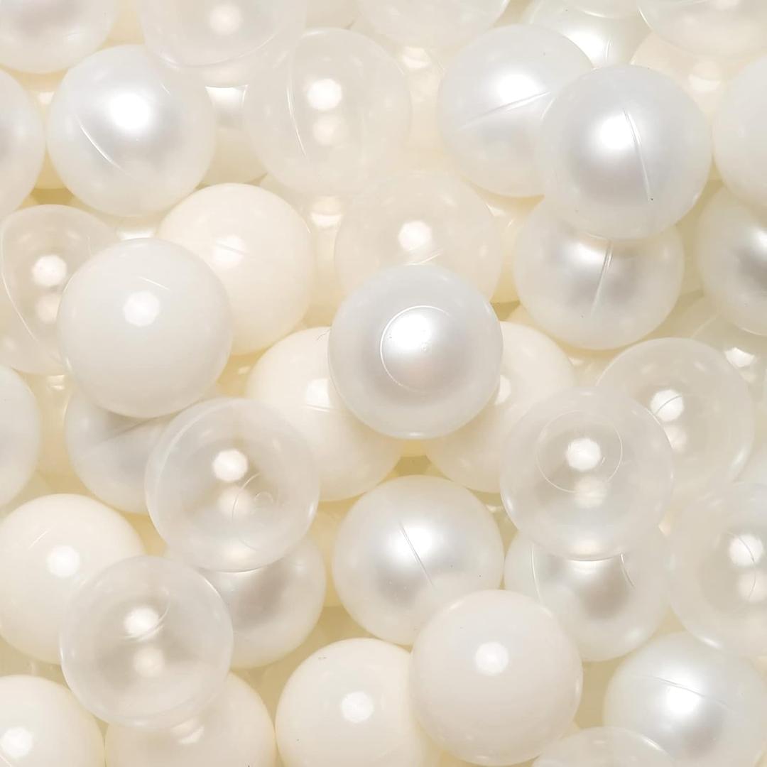 Realhaha Ball Pit Balls 50 100 200 500 Play Balls Plastic Balls for Baby Girls Toddlers Kids Play Tent Pool Playhouse Playpen Party Decoration (Beige) Realhaha Ball Pit Balls 50 100 200 500 Play Balls Plastic Balls for Baby Girls Toddlers Kids Play Tent Pool Playhouse Playpen Party Decoration (Beige)